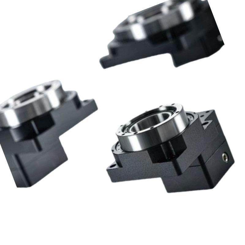 Meja putar berongga Aktuator Sudut kanan Meja platform putar Untuk CNC Machining